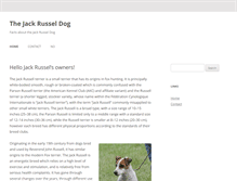 Tablet Screenshot of jackrusseldog.net